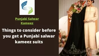 Pakistani Salwar Kameez | Punjabi Salwar Kameez Suits