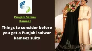 punjabi salwar kameez