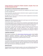 Clinical Reference Laboratories Market Dynamics, Insights, Share and Growth Estimation By 2027 - slide 1