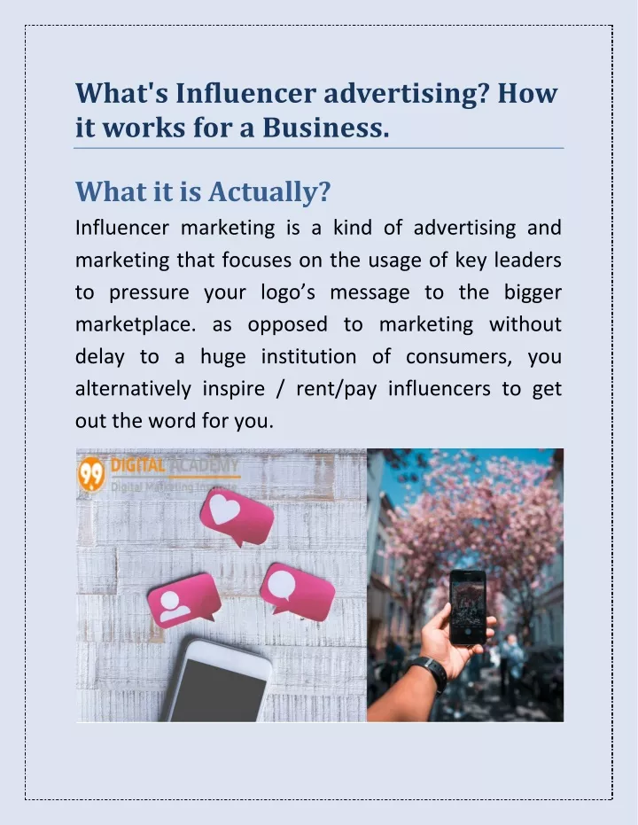what s influencer advertising how it works