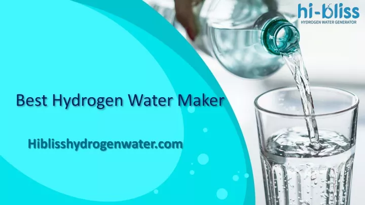 b est hydrogen water maker