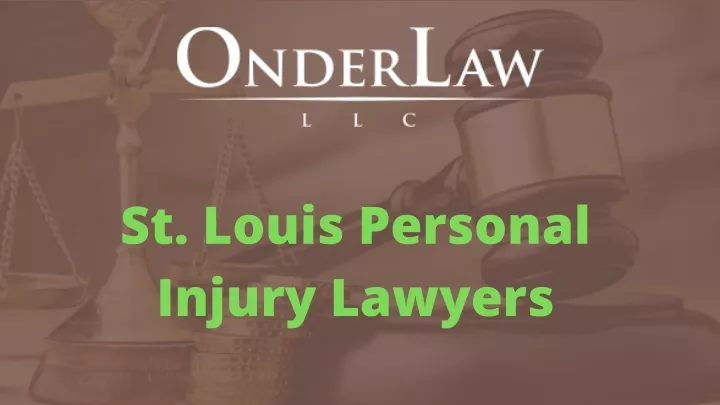 st louis personal injury lawyers