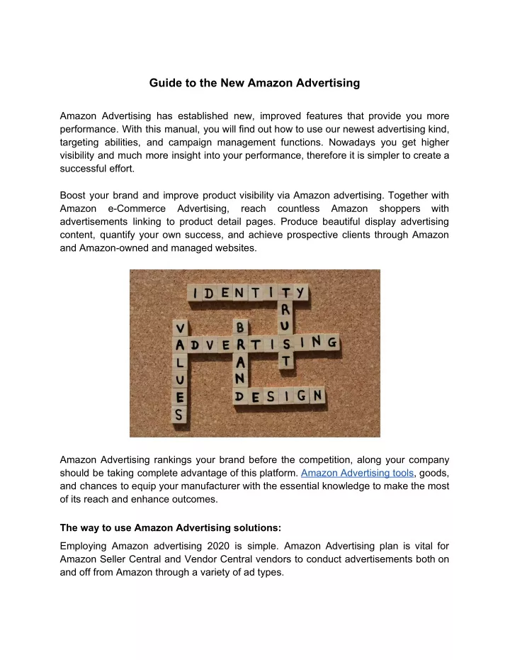guide to the new amazon advertising