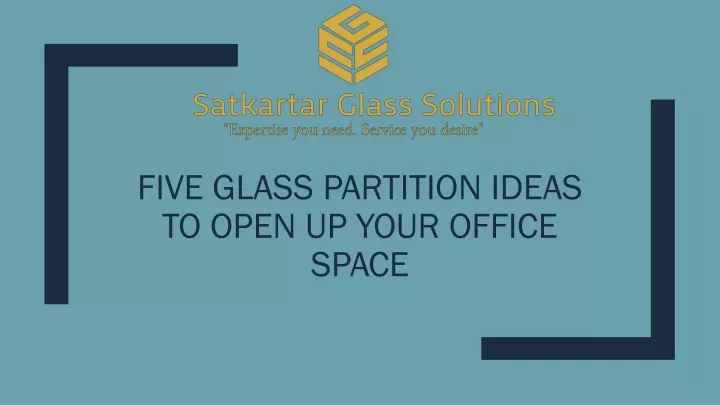 five glass partition ideas to open up your office space