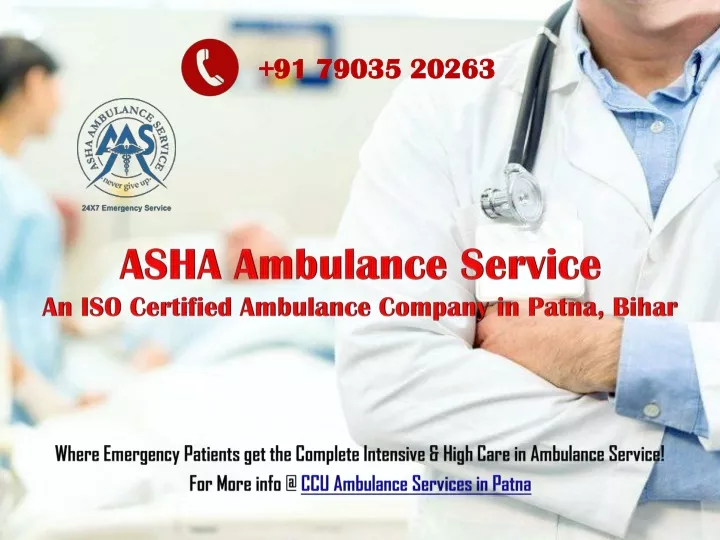 asha ambulance service an iso certified ambulance company in patna bihar