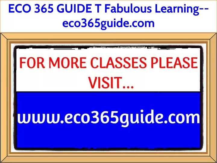 eco 365 guide t fabulous learning eco365guide com