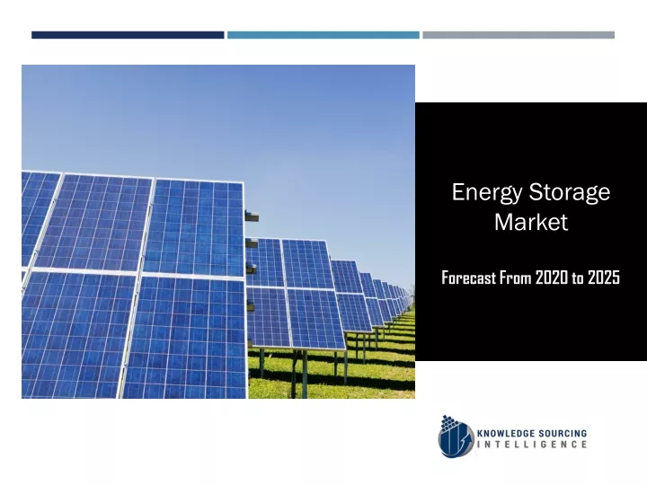 energy storage market forecast from 2020 to 2025