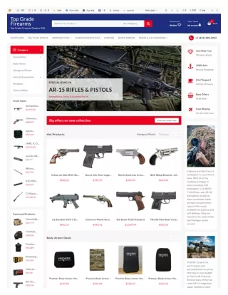 Top Grade Firearms Dealers USA