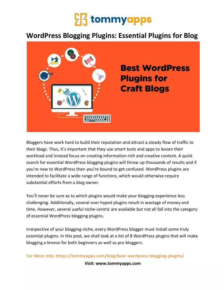 wordpress blogging plugins essential plugins