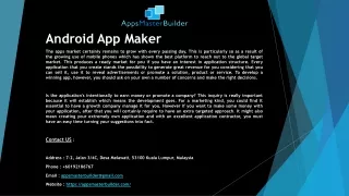 android app maker