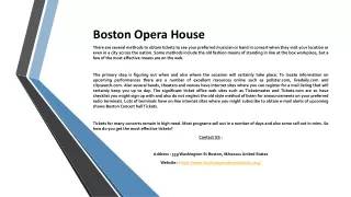 boston opera house