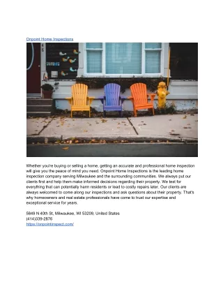 onpoint home inspections