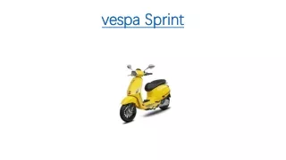 Vespa sprint
