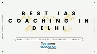 Best IAS Coaching in Delhi