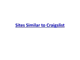 sites similar to craigslist