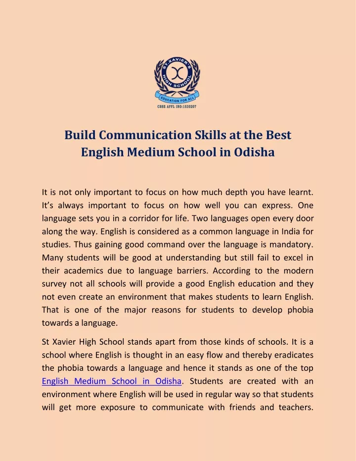 build communication skills at the best english
