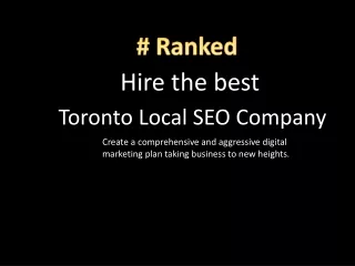 Toronto Local SEO Company