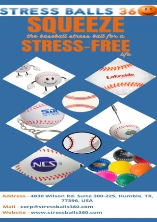Squeeze the Baseball Stress Ball for a Stress-Free Life!