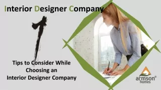 7 Tips to Consider While Choosing an Interior Designer Company