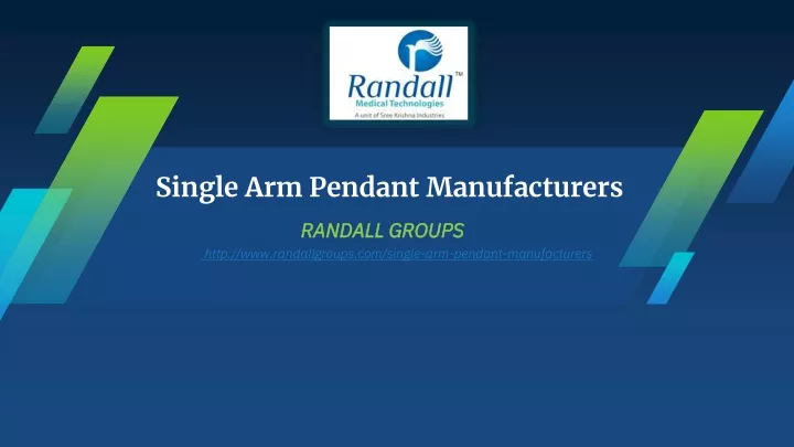single arm pendant manufacturers