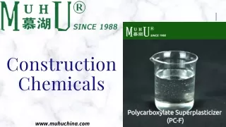 Construction Chemicals | Muhu Construction China