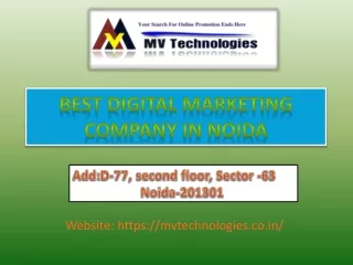 Top and Best Digital Marketing Company in Noida