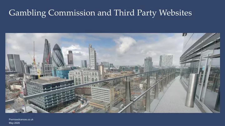 gambling commission and third party websites