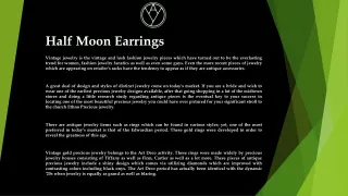 half moon earrings