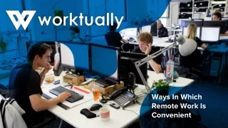 ways in which remote work is convenient