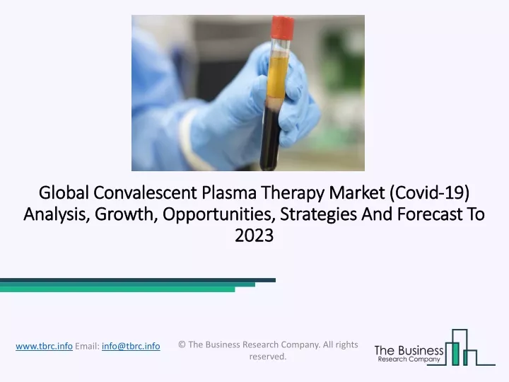 global convalescent plasma therapy market covid