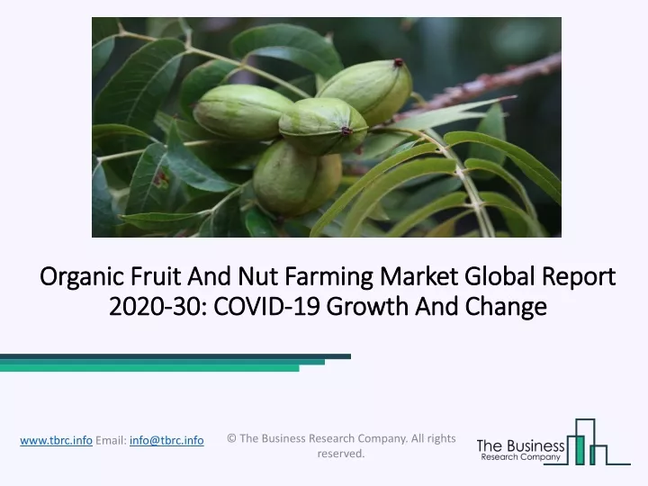 organic fruit and nut farming market global report 2020 30 covid 19 growth and change