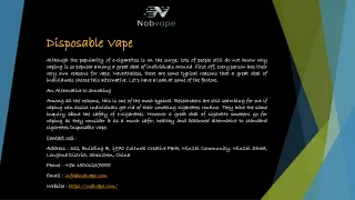 Disposable Vape