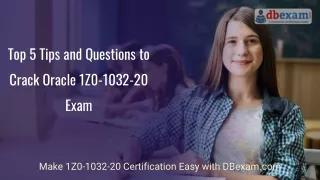 top 5 tips and questions to crack oracle 1z0 1032