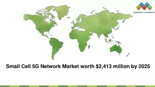 Small Cell 5G Network Market report by MarketsandMarkets