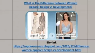 what is the difference between women apparel