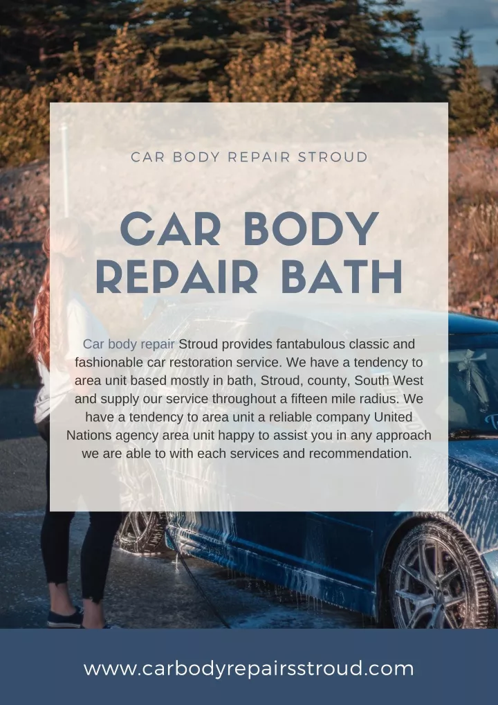 car body repair stroud