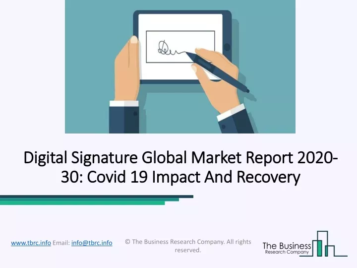 digital signature global market report 2020