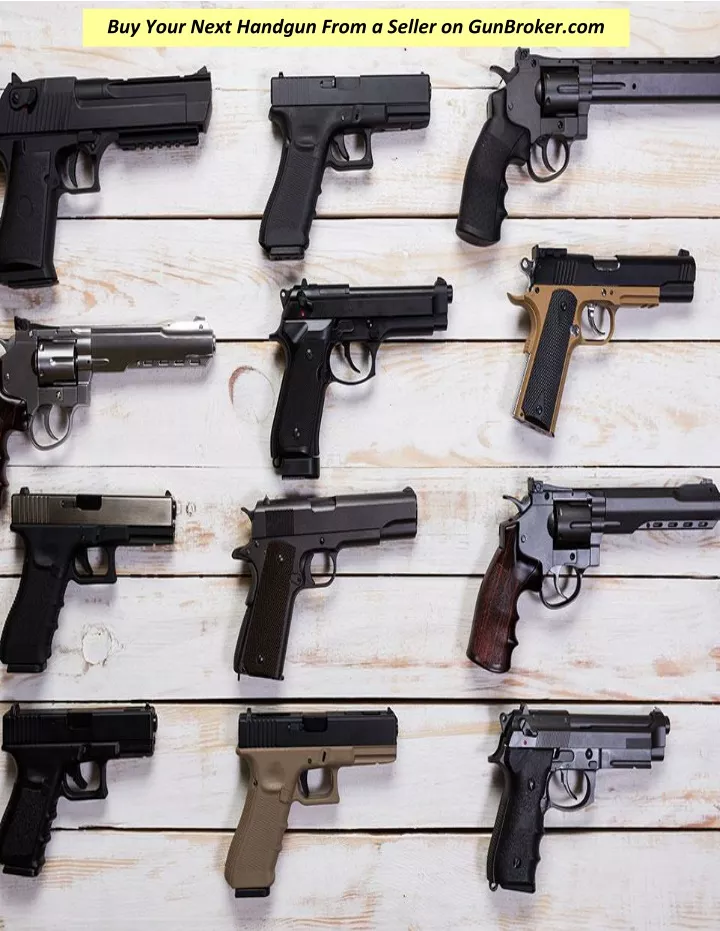buy your next handgun from a seller on gunbroker