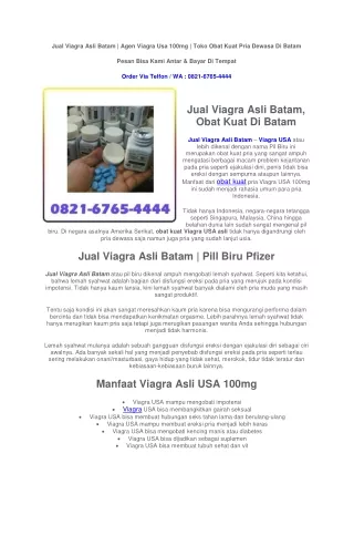 Jual Obat Kuat Pil Biru/ Di Batam 081398577786