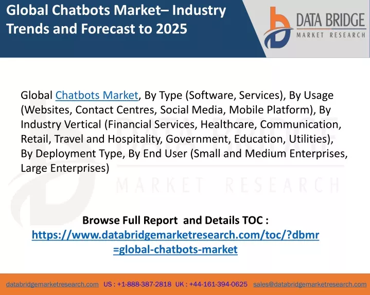 global chatbots market industry trends