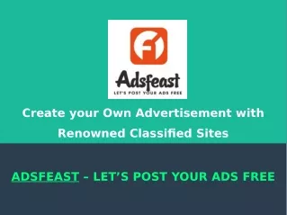 create your own advertisement with