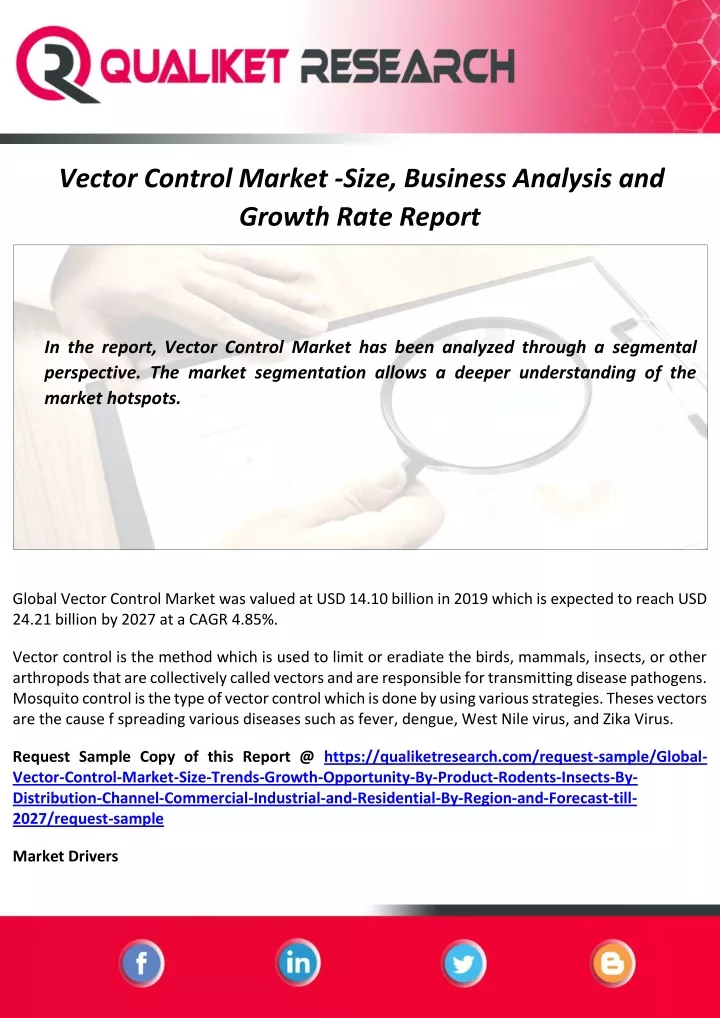 vector control market size business analysis