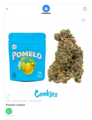 Buy Pomelo Cookies Online - My Weed Group