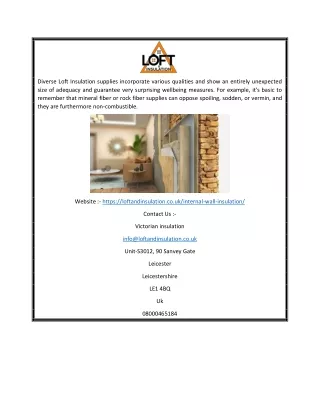 Internal Wall Insulation Installers UK | Loftandinsulation.co.uk