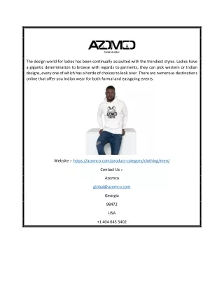 Men's Fashion Clothing Stores Online USA | Azomco.com