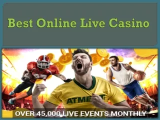 Best Online Live Casino
