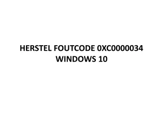 herstel foutcode 0xc0000034 windows 10