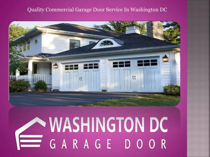 quality commercial garage door service