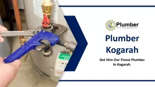 Get Our Professional and Finest Plumber In Kogarah
