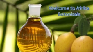 Welcome to Afrika Botanicals